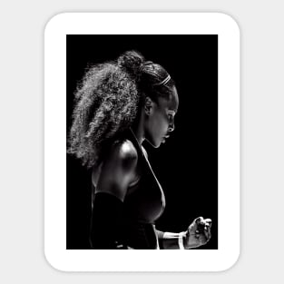 SERENA WILLIAMS MODE BLAKC Sticker